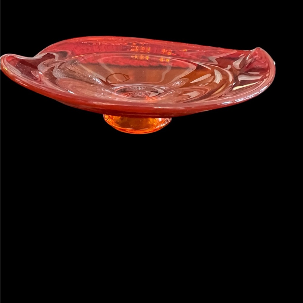 Viking Epic bowl, gorgeous , unique, persimmon, glows